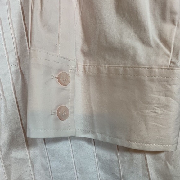 Alfani - Women’s Stretch Button Down 3/4 Sleeve Blouse - Size 16 - Pretty Pink - Picture 3 of 7